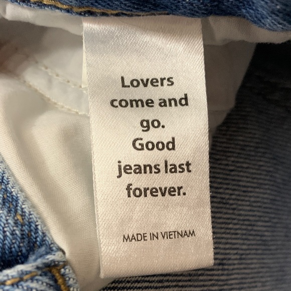 PacSun Denim jeans women’s 27 butterfly low/rise straight checkerboard buttonY2K - Picture 12 of 14